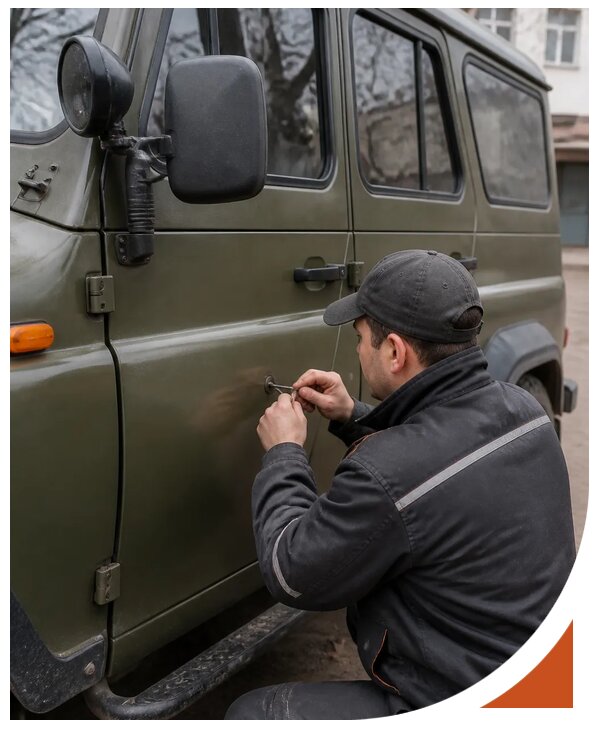Профессиональное вскрытие автомобиля УАЗ без повреждений в Заволжье